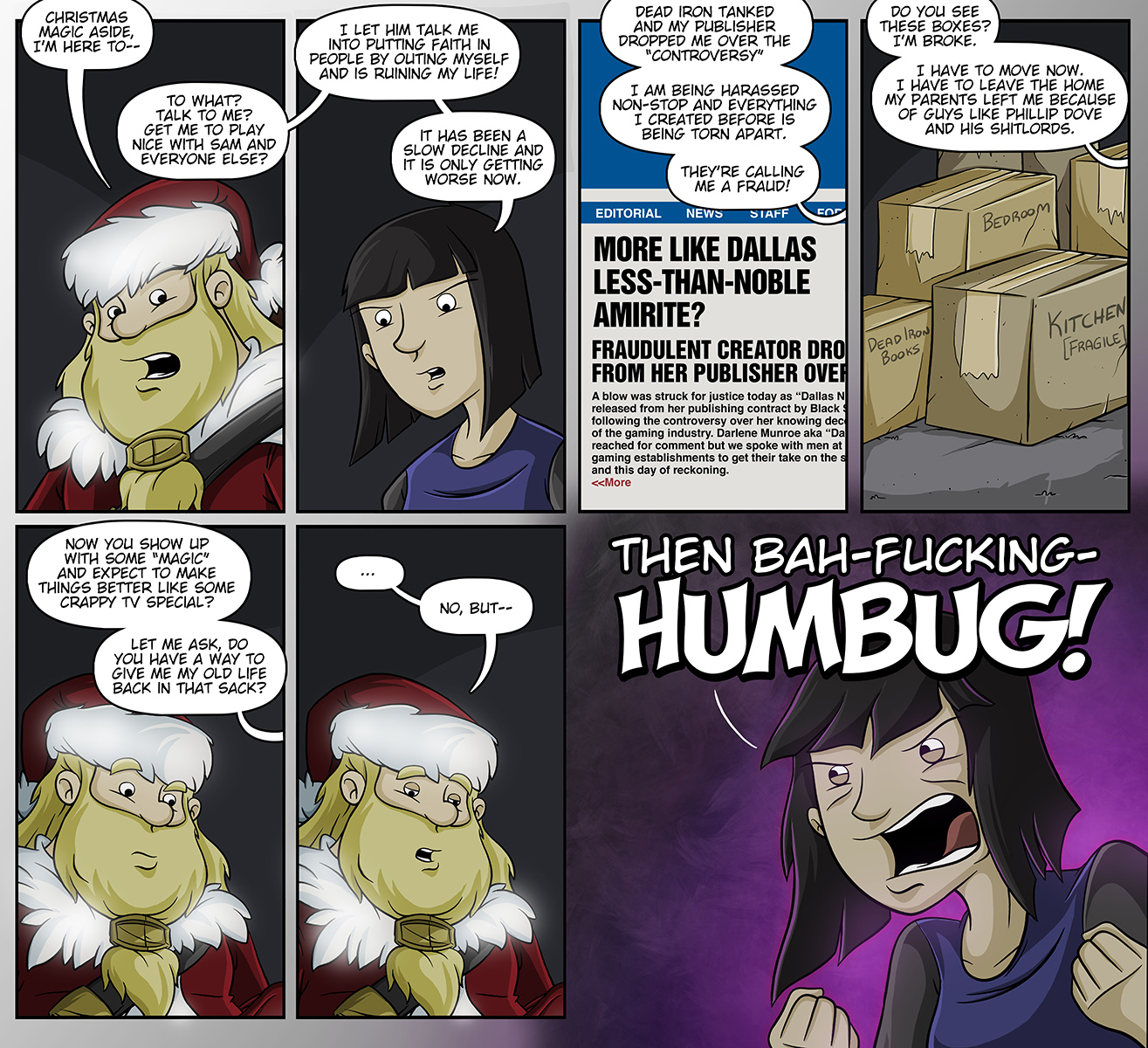 Bah-Fucking-Humbug sounds like the title of the worst porno ever.
